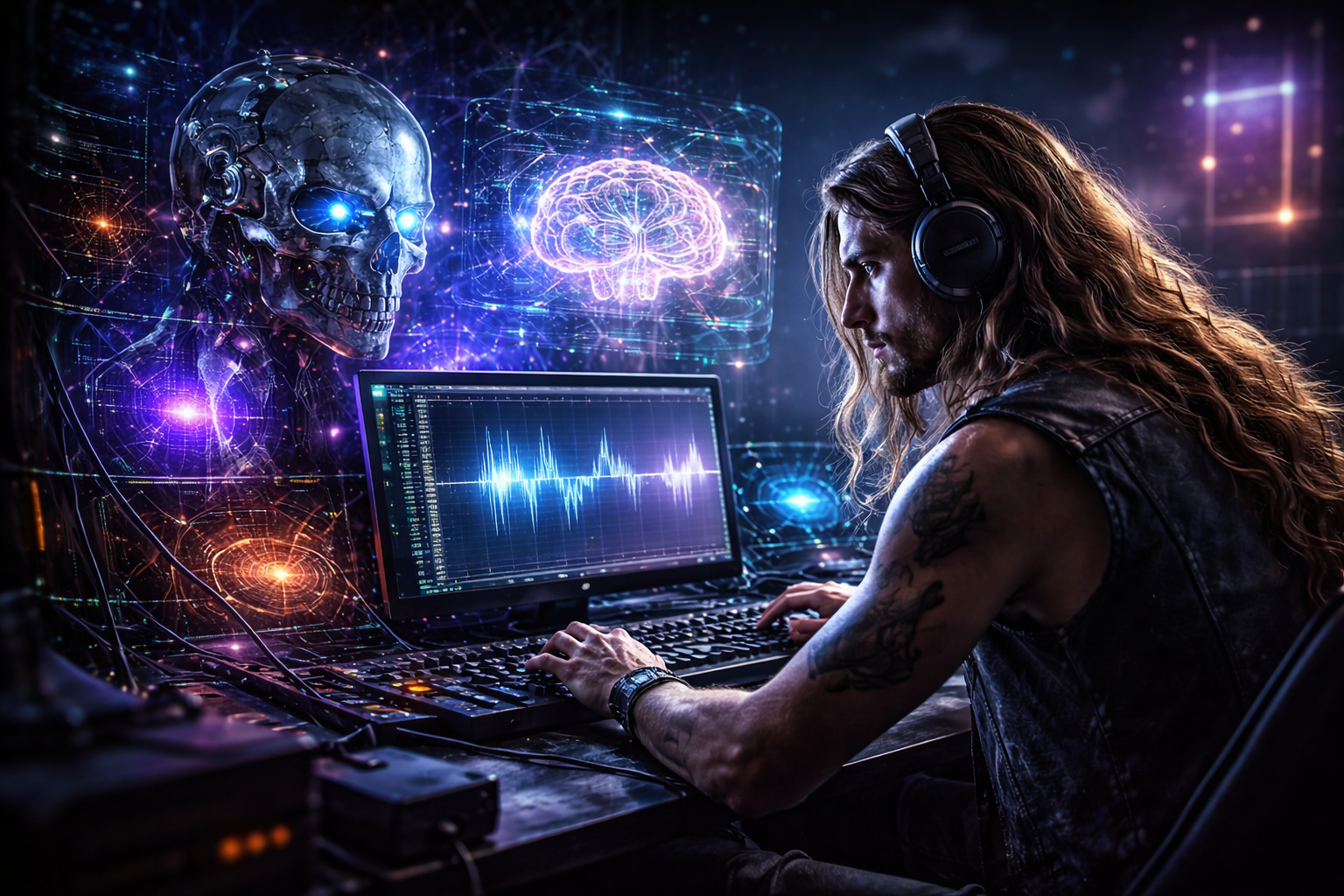 AI music promotion metal bands
